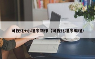 高密可视化+小程序制作（可视化程序编程）